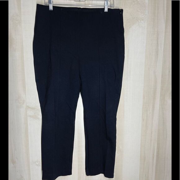 Chico’s black pull on pants, size Chico’s 2, size medium 12-14 - Picture 1 of 14